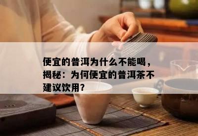 便宜的普洱为什么不能喝，揭秘：为何便宜的普洱茶不建议饮用？