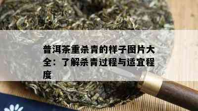 普洱茶重杀青的样子图片大全：了解杀青过程与适宜程度