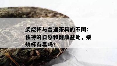 柴烧杯与普通茶具的不同：独特的口感和健康益处，柴烧杯有吗？