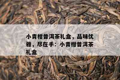 小青柑普洱茶礼盒，品味优雅，尽在手：小青柑普洱茶礼盒