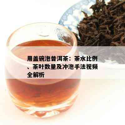 用盖碗泡普洱茶：茶水比例、茶叶数量及冲泡手法视频全解析