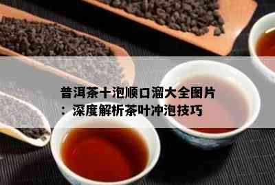 普洱茶十泡顺口溜大全图片：深度解析茶叶冲泡技巧