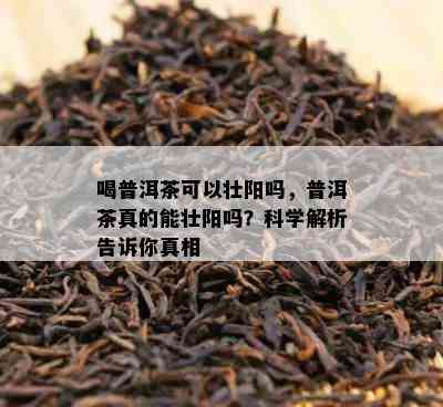 喝普洱茶可以壮阳吗，普洱茶真的能壮阳吗？科学解析告诉你真相