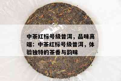 中茶红标号级普洱，品味高端：中茶红标号级普洱，体验独特的茶香与韵味