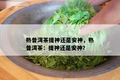 熟普洱茶提神还是安神，熟普洱茶：提神还是安神？