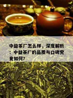 中益茶厂怎么样，深度解析：中益茶厂的品质与口碑究竟如何？