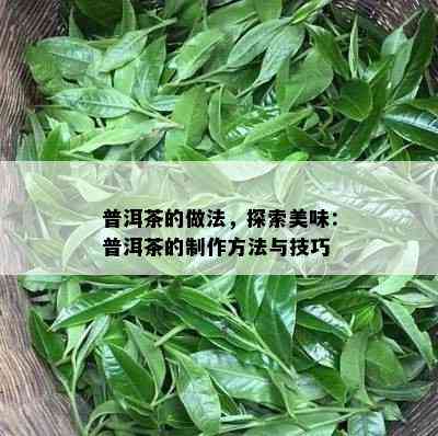 普洱茶的做法，探索美味：普洱茶的制作方法与技巧