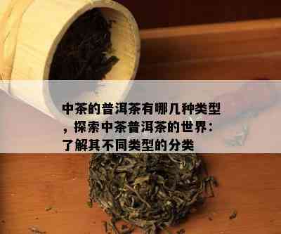 中茶的普洱茶有哪几种类型，探索中茶普洱茶的世界：了解其不同类型的分类