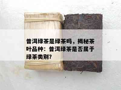 普洱绿茶是绿茶吗，揭秘茶叶品种：普洱绿茶是否属于绿茶类别？