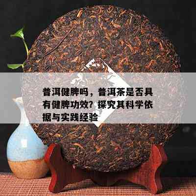 普洱健脾吗，普洱茶是否具有健脾功效？探究其科学依据与实践经验