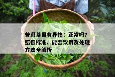 普洱茶里有异物：正常吗？赔偿标准、能否饮用及处理方法全解析