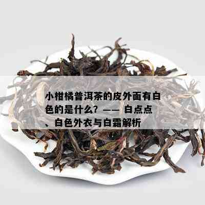 小柑橘普洱茶的皮外面有白色的是什么？—— 白点点、白色外衣与白霜解析