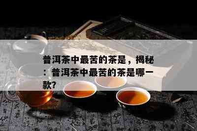 普洱茶中最苦的茶是，揭秘：普洱茶中最苦的茶是哪一款？