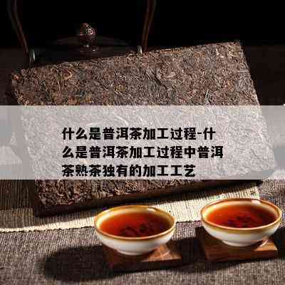 什么是普洱茶加工过程-什么是普洱茶加工过程中普洱茶熟茶独有的加工工艺