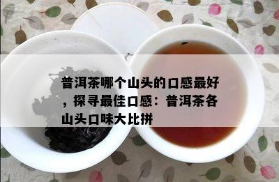 普洱茶哪个山头的口感更好，探寻更佳口感：普洱茶各山头口味大比拼