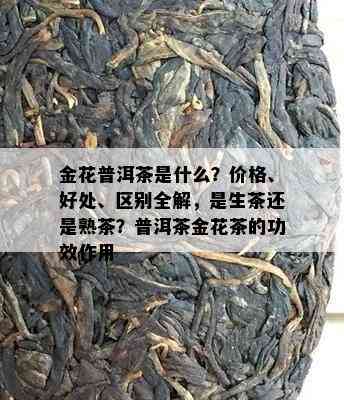 金花普洱茶是什么？价格、好处、区别全解，是生茶还是熟茶？普洱茶金花茶的功效作用