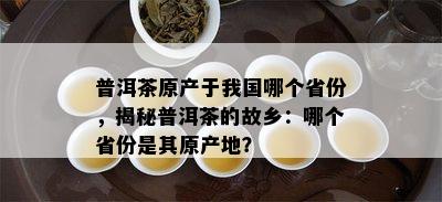 普洱茶原产于我国哪个省份，揭秘普洱茶的故乡：哪个省份是其原产地？