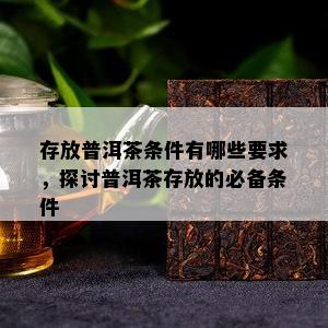 存放普洱茶条件有哪些要求，探讨普洱茶存放的必备条件