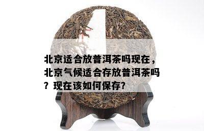 北京适合放普洱茶吗现在，北京气候适合存放普洱茶吗？现在该如何保存？