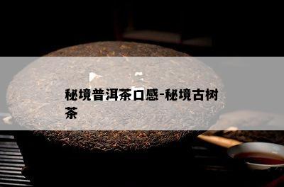 秘境普洱茶口感-秘境古树茶