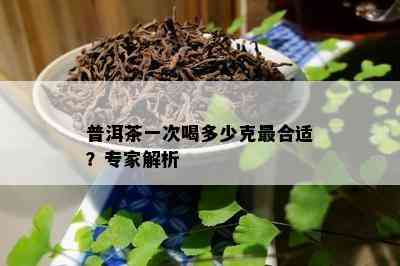 普洱茶一次喝多少克最合适？专家解析