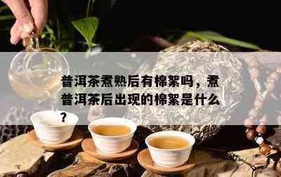 普洱茶煮熟后有棉絮吗，煮普洱茶后出现的棉絮是什么？