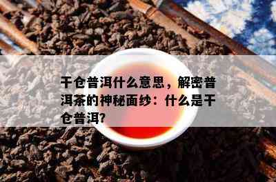 干仓普洱什么意思，解密普洱茶的神秘面纱：什么是干仓普洱？