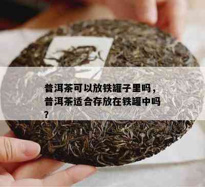 普洱茶可以放铁罐子里吗，普洱茶适合存放在铁罐中吗？