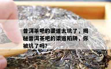 普洱茶吧的渠道太坑了，揭秘普洱茶吧的渠道陷阱，你被坑了吗？