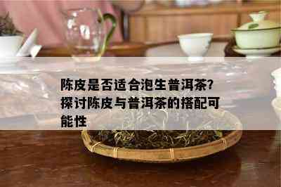 陈皮是否适合泡生普洱茶？探讨陈皮与普洱茶的搭配可能性