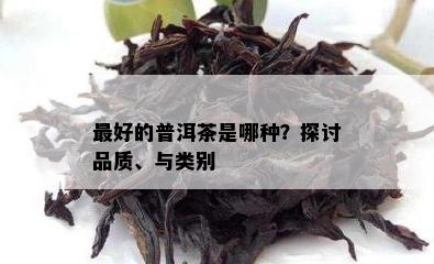 更好的普洱茶是哪种？探讨品质、与类别