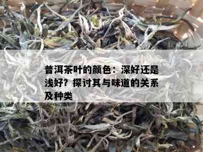 普洱茶叶的颜色：深好还是浅好？探讨其与味道的关系及种类