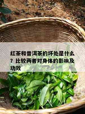 红茶和普洱茶的坏处是什么？比较两者对身体的影响及功效