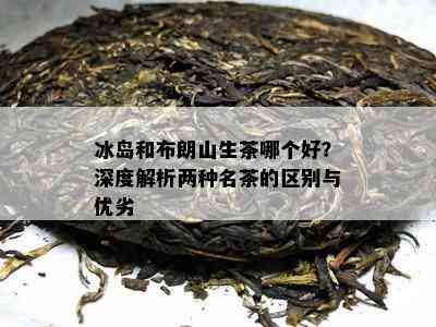 冰岛和布朗山生茶哪个好？深度解析两种名茶的区别与优劣