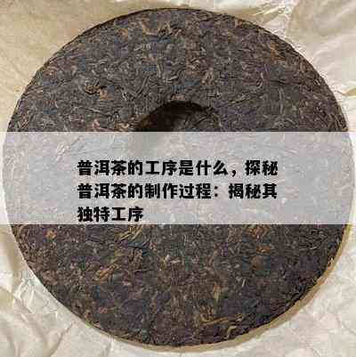 普洱茶的工序是什么，探秘普洱茶的制作过程：揭秘其独特工序