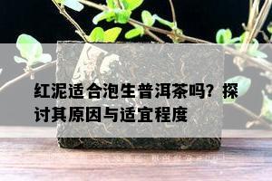 红泥适合泡生普洱茶吗？探讨其原因与适宜程度