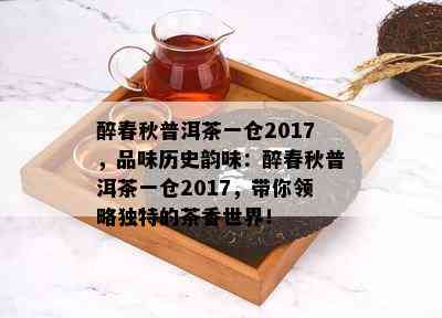 醉春秋普洱茶一仓2017，品味历史韵味：醉春秋普洱茶一仓2017，带你领略独特的茶香世界！