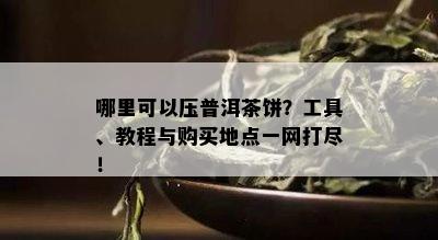 哪里可以压普洱茶饼？工具、教程与购买地点一网打尽！