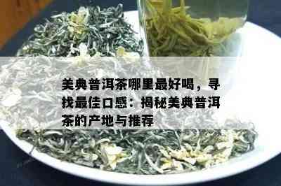 美典普洱茶哪里更好喝，寻找更佳口感：揭秘美典普洱茶的产地与推荐