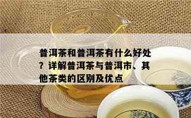 普洱茶和普洱茶有什么好处？详解普洱茶与普洱市、其他茶类的区别及优点