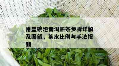 用盖碗泡普洱熟茶步骤详解及图解，茶水比例与手法视频