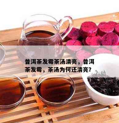 普洱茶发霉茶汤清亮，普洱茶发霉，茶汤为何还清亮？