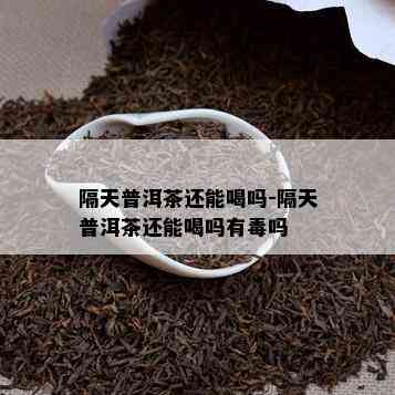 隔天普洱茶还能喝吗-隔天普洱茶还能喝吗有吗