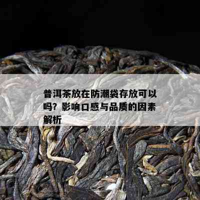 普洱茶放在防潮袋存放可以吗？影响口感与品质的因素解析