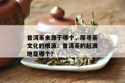 普洱茶来源于哪个，探寻茶文化的根源：普洱茶的起源地是哪个？