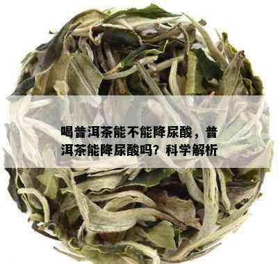 喝普洱茶能不能降尿酸，普洱茶能降尿酸吗？科学解析