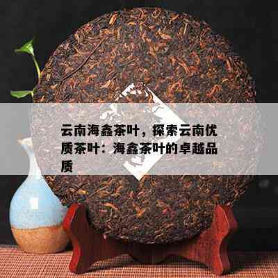 云南海鑫茶叶，探索云南优质茶叶：海鑫茶叶的卓越品质