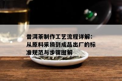 普洱茶制作工艺流程详解：从原料采摘到成品出厂的标准规范与步骤图解