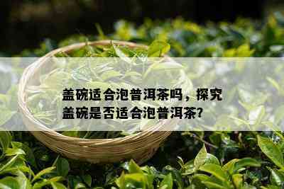 盖碗适合泡普洱茶吗，探究盖碗是否适合泡普洱茶？