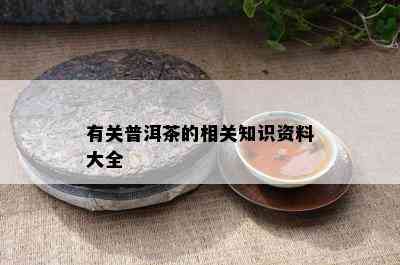 有关普洱茶的相关知识资料大全